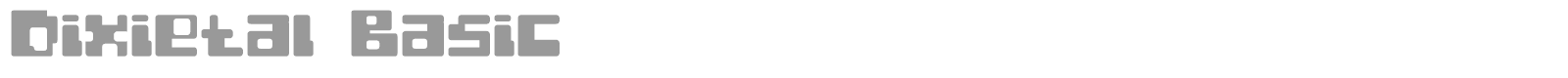 Dixietal Basic font preview